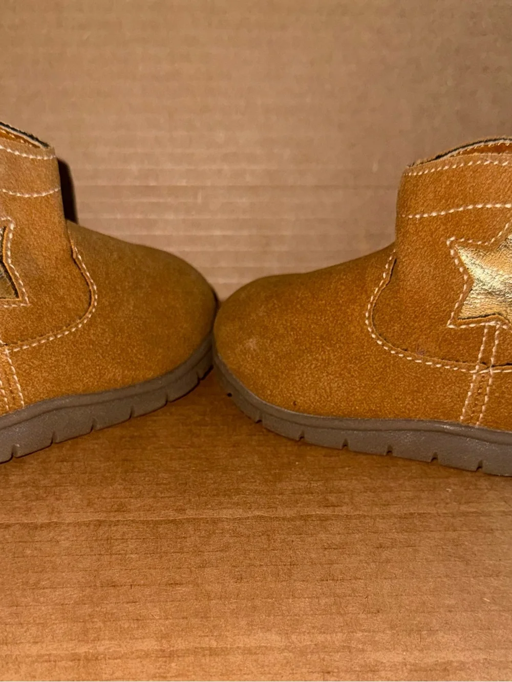 Infant Toddler Carter’s Brown Mabel Cowboy Boots Size Toddler 4 A25